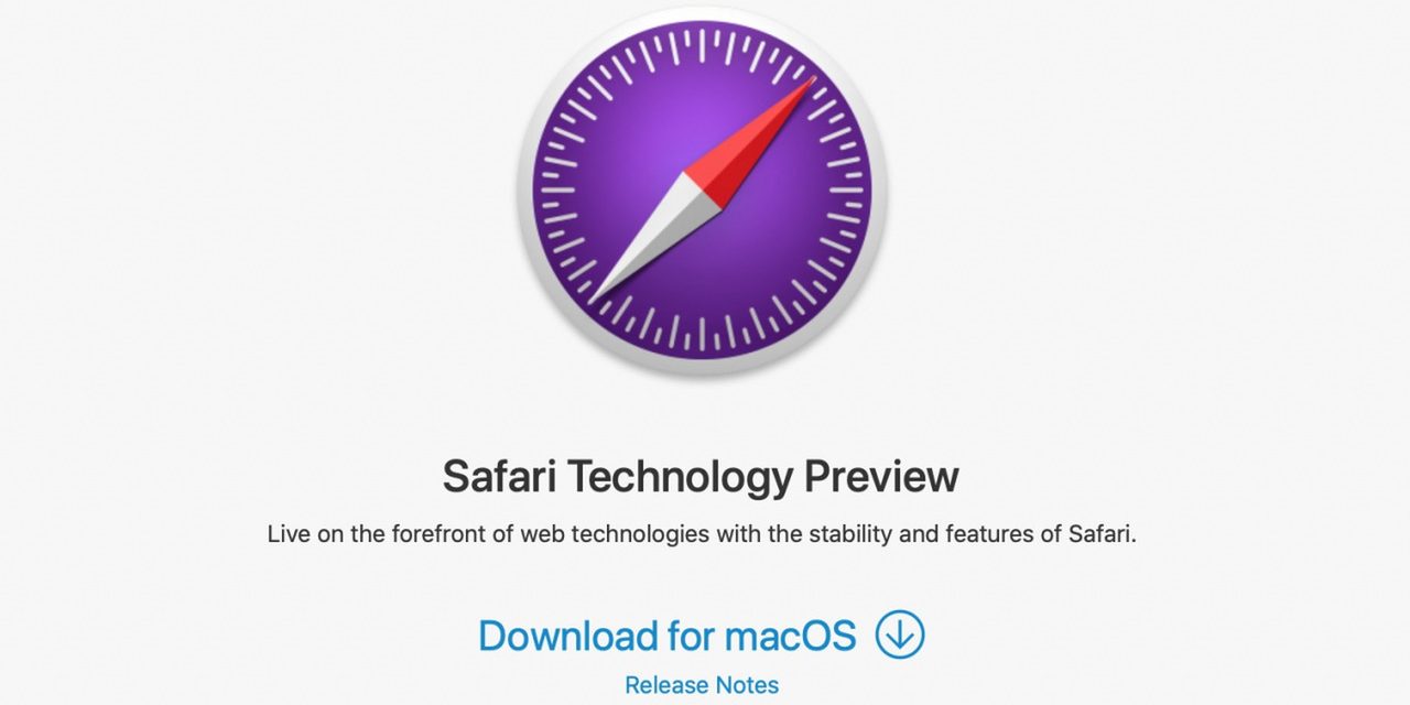 Safari Technology Preview 10.1 download